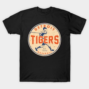 Old Detroit Tigers 3 By Buck T-Shirt